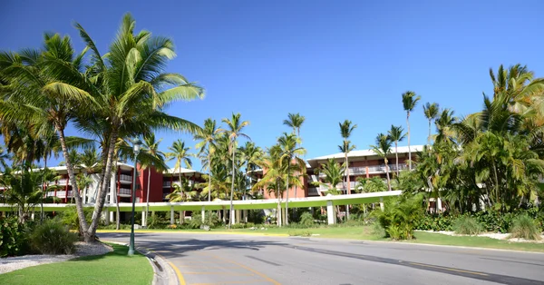 Luxury caribbean hotel resort — Stock Photo, Image