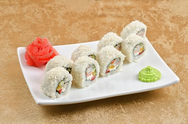 Shrimp Sushi Roll — Stockfoto