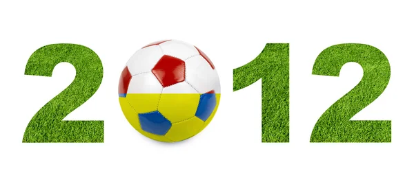 W piłce nożnej 2012 — Zdjęcie stockowe