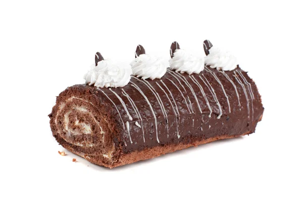 Choklad Rulltårta — Stockfoto