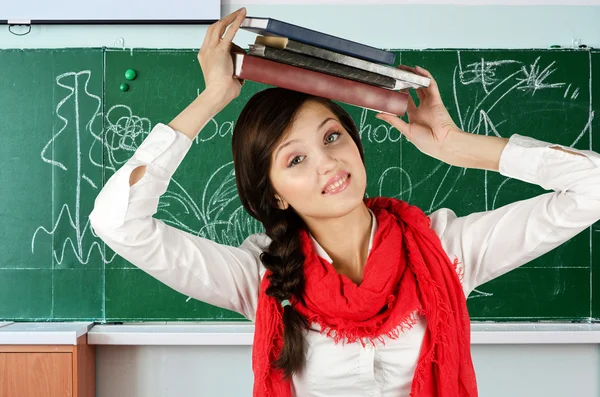 Young student girl — Stock Photo, Image