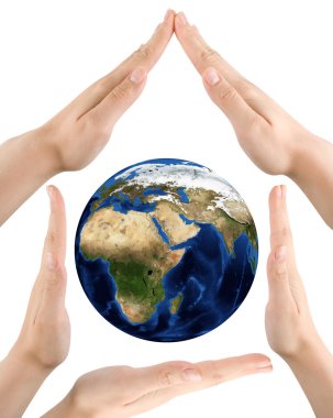 Earth our home concept clipart