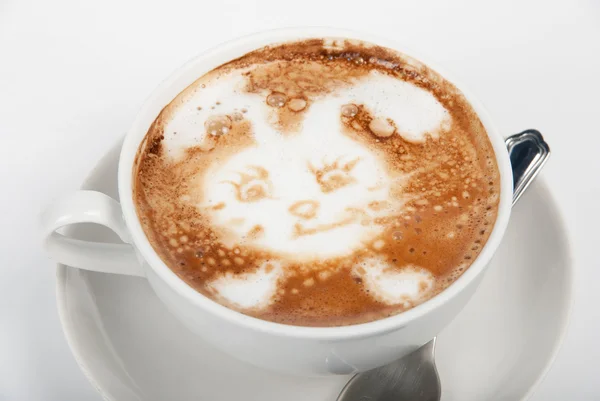 Closeup latte — Fotografia de Stock