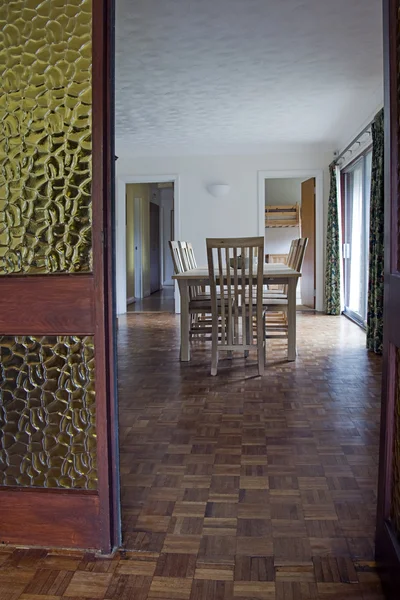 Stock image View into an open plan dining room