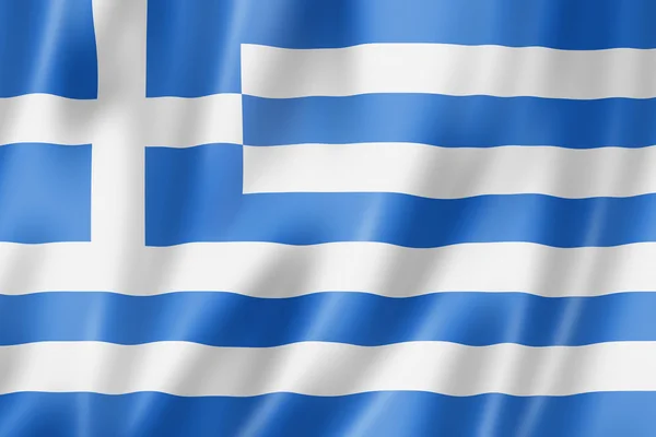 Ελληνική σημαία — Φωτογραφία Αρχείου