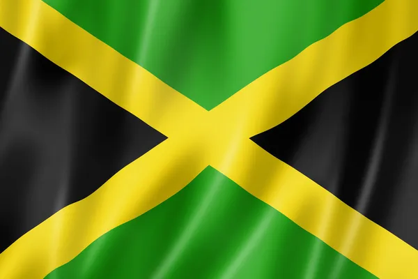 Jamaican flag — Stock Photo, Image