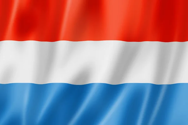 Luxemburg zászló — Stock Fotó