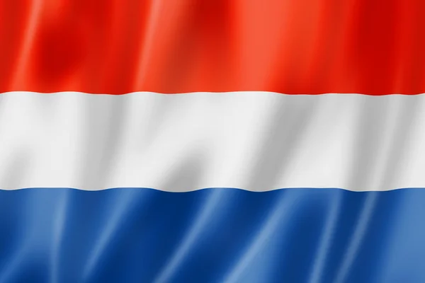 Nizozemsko vlajka — Stock fotografie