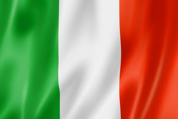 Bandera de Italia Imagen De Stock
