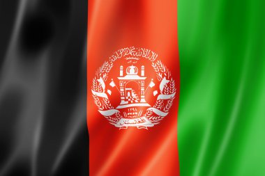 Afghan flag clipart