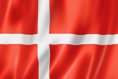 Danish flag clipart