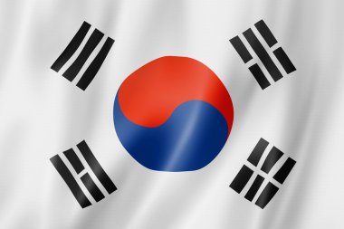 South Korean flag clipart