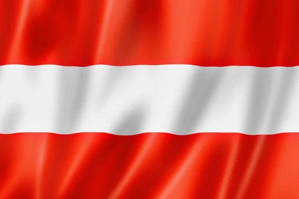 Bandera austriaca — Foto de Stock