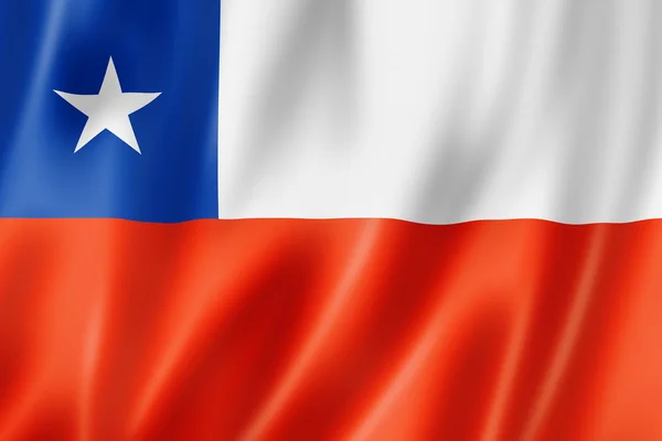 Chilenska flaggan — Stockfoto