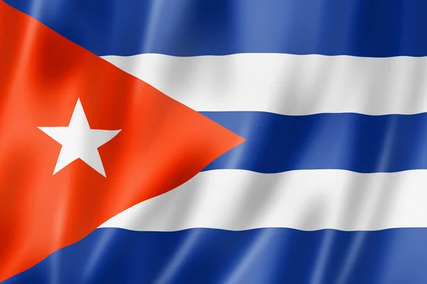 Cubaanse vlag — Stockfoto