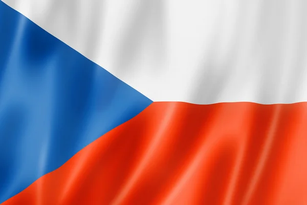 Česká vlajka — Stock fotografie