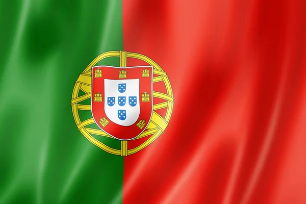 Πορτογαλική σημαία — Φωτογραφία Αρχείου