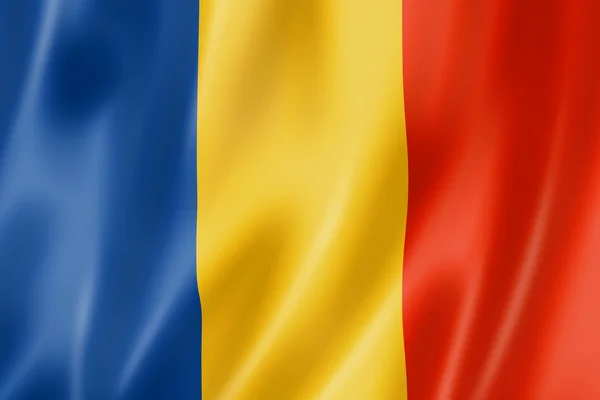 Roemeense vlag — Stockfoto