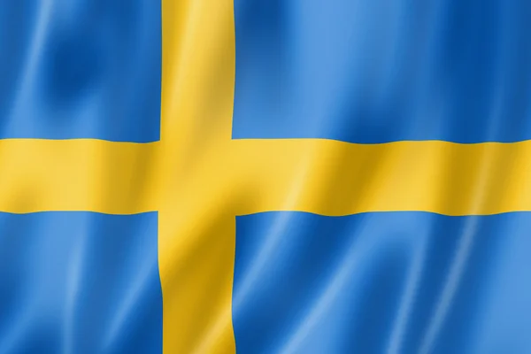 Swedish flag — Stock Photo, Image