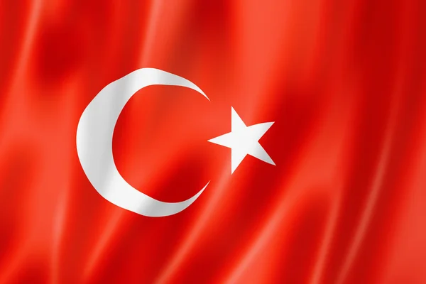Bandiera turca — Foto Stock