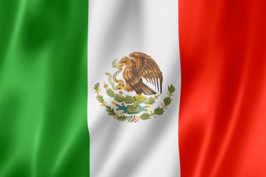 Mexican flag clipart