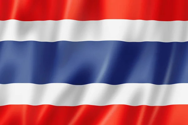 Bandera tailandesa —  Fotos de Stock