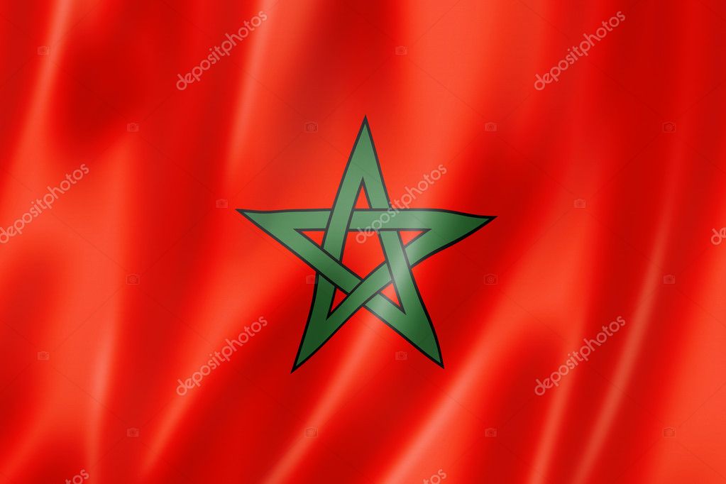 Drapeau marocain image libre de droit par daboost © #11399445