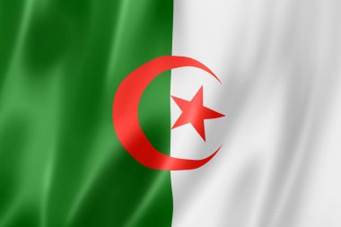 Algerian flag clipart