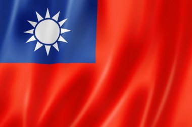 Taiwanese flag clipart