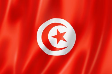 Tunisian flag clipart
