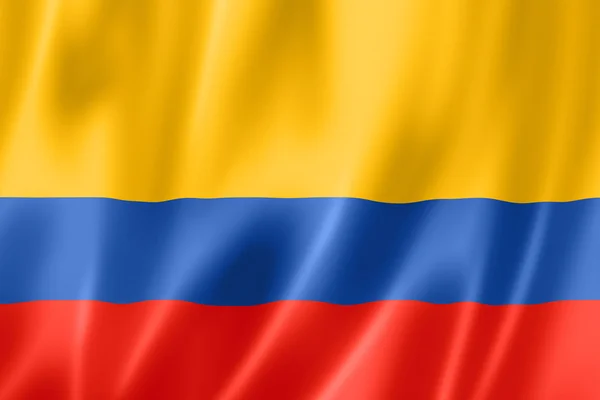 Bandiera colombiana — Foto Stock