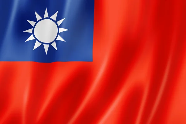 stock image Taiwanese flag