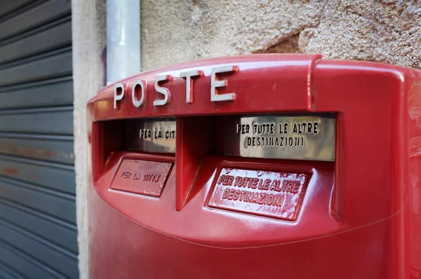 Italské poštovní schránka — Stock fotografie