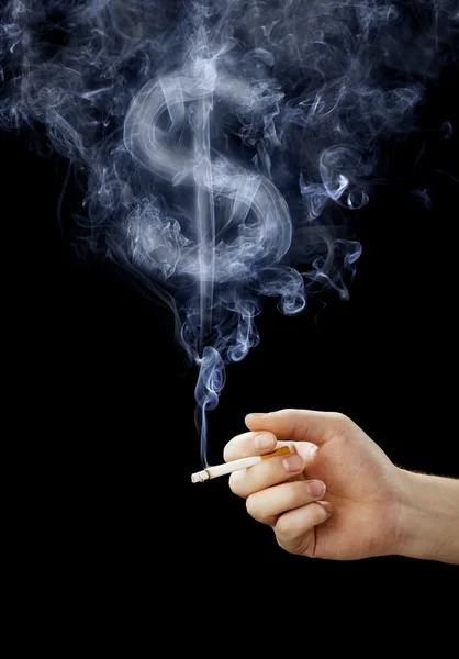 Стоимость курения — стоковое фото