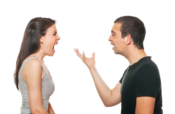 Unglückliches junges Paar im Streit — Stockfoto
