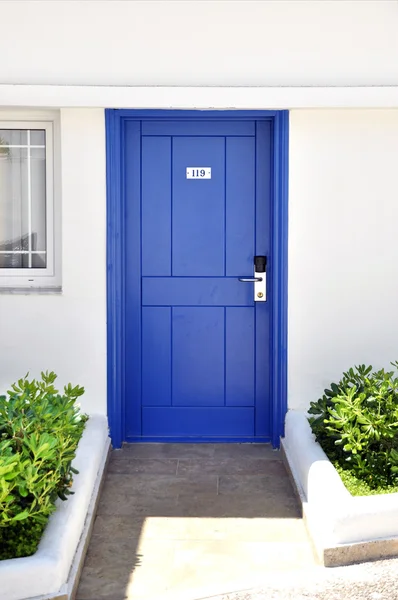 stock image Entrance to the apartments