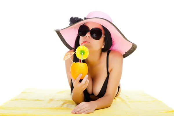 Mooie zomer vrouw — Stockfoto