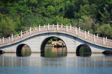 Yangshuo guilin, Çin köprü