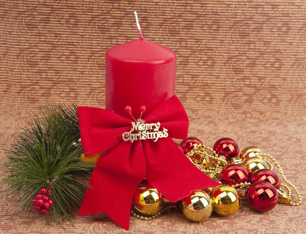 Christmas cup on Vintage christmas background — Stock Photo, Image