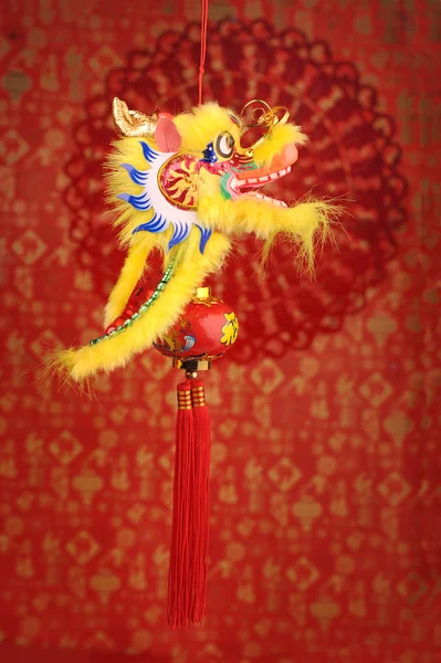 Lucky knot for Chinese new year greeting — Stock Photo, Image