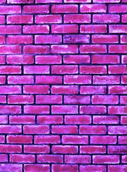 抽象紫色粗 grunge 砖墙背景 — 图库照片