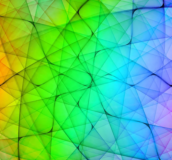 Linhas de sombra geométricas abstratas coloridas — Fotografia de Stock