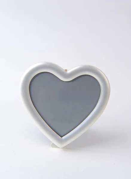 Szeretlek; reális vágott, szív alakú, fehér háttér — Stock Fotó