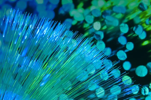 Fiber optics background with lots of light spots — Stock Photo, Image