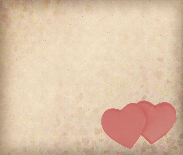 Grunge kağıda boyanmış kalp — Stok fotoğraf