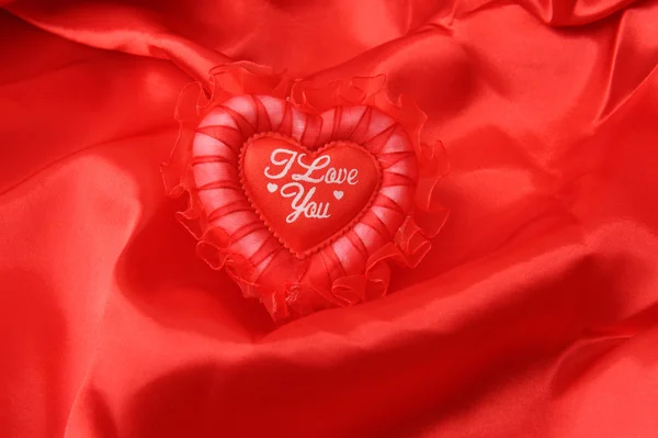 Δαντέλα καρδιά μαξιλάρι — Φωτογραφία Αρχείου