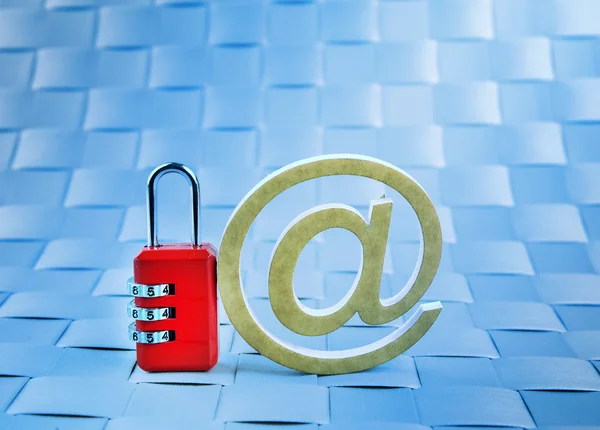 Padlock email safety internet mail