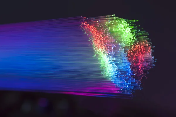 Câble réseau fibre optique — Photo