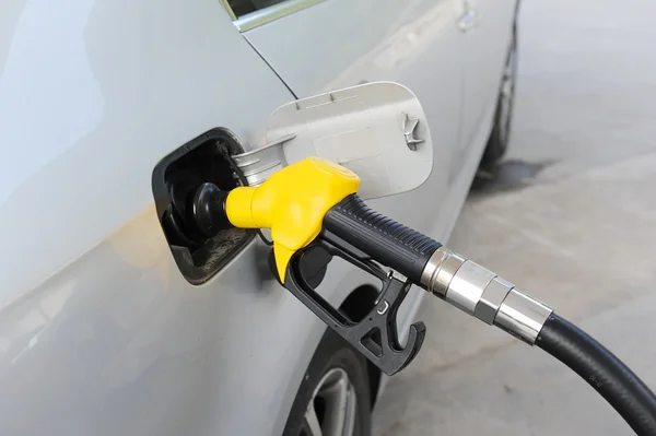 Fill up fuel at gas station — Stock Photo, Image