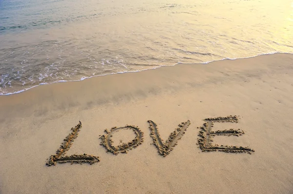 Αγάπη στην άμμο — Φωτογραφία Αρχείου